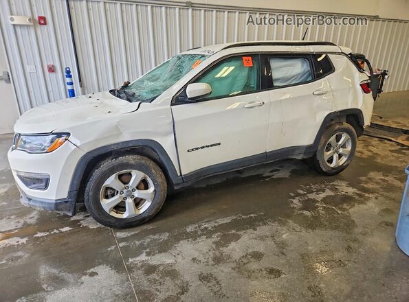 3C4NJDBB0JT355375 2018 JEEP COMPASS White წინა მარცხენა ხედი სამი მეოთხედიდან