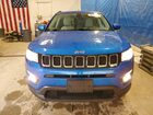 2018 Jeep Compass Latitude Синий vin: 3C4NJDBB0JT398758