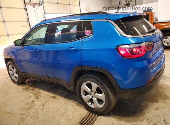 3C4NJDBB0JT398758 2018 JEEP COMPASS Синий Задняя левая четверть