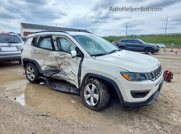 3C4NJDBB0JT423349 2018 JEEP COMPASS Белый Передняя правая четверть