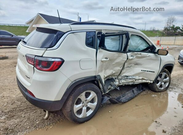 3C4NJDBB0JT423349 2018 JEEP COMPASS Белый Задняя правая четверть