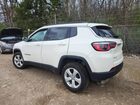2018 Jeep Compass Latitude Белый vin: 3C4NJDBB0JT423349