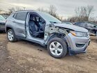2019 Jeep Compass Latitude Silver vin: 3C4NJDBB0KT818181