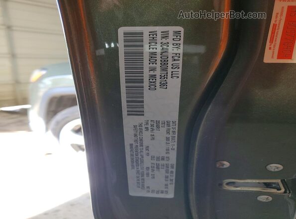 3C4NJDBB0MT551367 2021 JEEP COMPASS Зеленый Вид наклейки с VIN-кодом