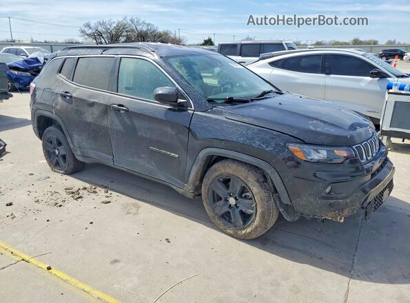 3C4NJDBB0NT200461 2022 JEEP COMPASS Черный Передняя правая четверть