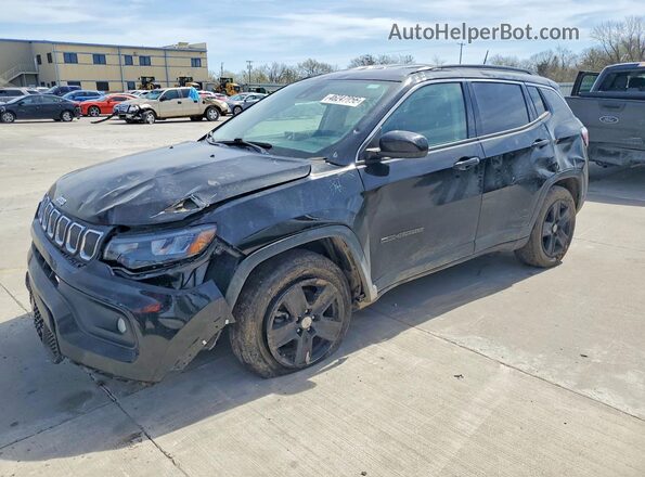 3C4NJDBB0NT200461 2022 JEEP COMPASS Черный Передняя левая четверть