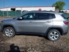 2018 Jeep Compass Latitude 4x4 Silver vin: 3C4NJDBB1JT176696