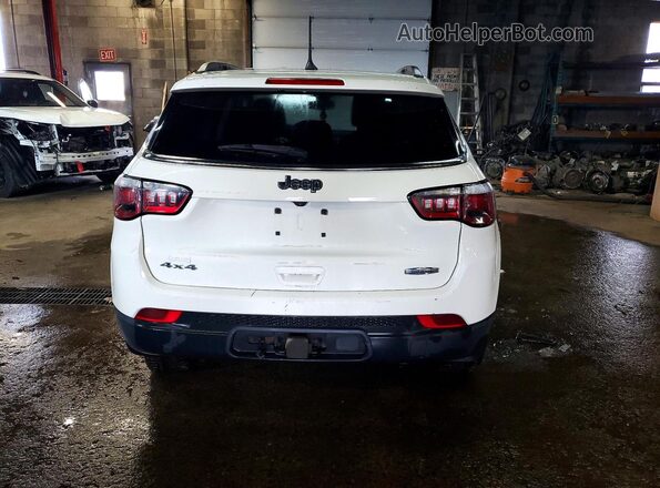3C4NJDBB1JT251364 2018 JEEP COMPASS Белый Вид сзади