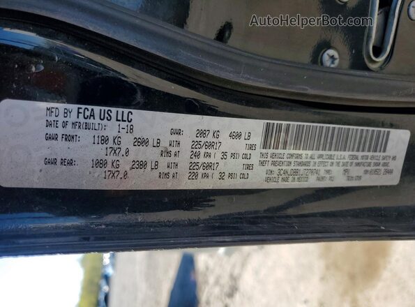 3C4NJDBB1JT270741 2018 JEEP COMPASS Черный Вид подкапотного пространства