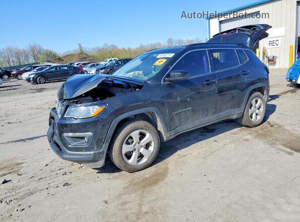 3C4NJDBB1JT270741 2018 JEEP COMPASS Черный Передняя левая четверть
