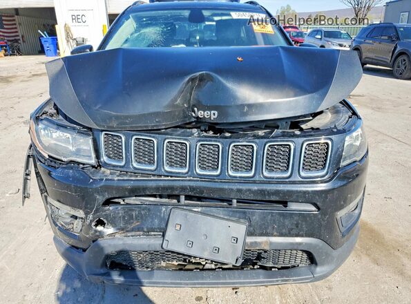 3C4NJDBB1JT270741 2018 JEEP COMPASS Черный Вид задней части салона