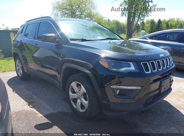 3C4NJDBB1JT393648 2018 JEEP COMPASS Black Передня права чверть