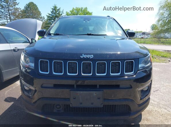 3C4NJDBB1JT393648 2018 JEEP COMPASS Black Вид щитка приладів