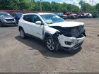 2020 Jeep Compass Latitude 4x4 White vin: 3C4NJDBB1LT138467