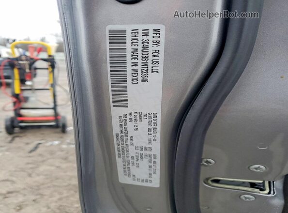 3C4NJDBB1NT233646 2022 JEEP COMPASS Silver Vista de la etiqueta del VIN