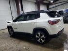 2018 Jeep Compass Latitude White vin: 3C4NJDBB2JT113493
