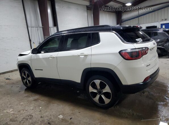 3C4NJDBB2JT113493 2018 JEEP COMPASS White Trasero izquierdo