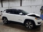 2018 Jeep Compass Latitude White vin: 3C4NJDBB2JT113493