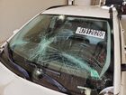 2018 Jeep Compass Latitude Белый vin: 3C4NJDBB2JT185133 Damage: Windshield, Broken, Replacement Required