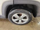 2018 Jeep Compass Latitude Белый vin: 3C4NJDBB2JT185133 Damage: Left Rear Wheel, Peeling, 7 To 8 Inches
