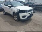 2018 Jeep Compass Latitude 4x4 White vin: 3C4NJDBB2JT185780