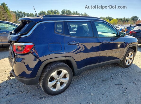3C4NJDBB2JT222505 2018 JEEP COMPASS Blue Trasero derecho