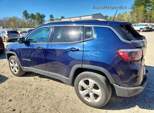 3C4NJDBB2JT222505 2018 JEEP COMPASS Blue Trasero izquierdo