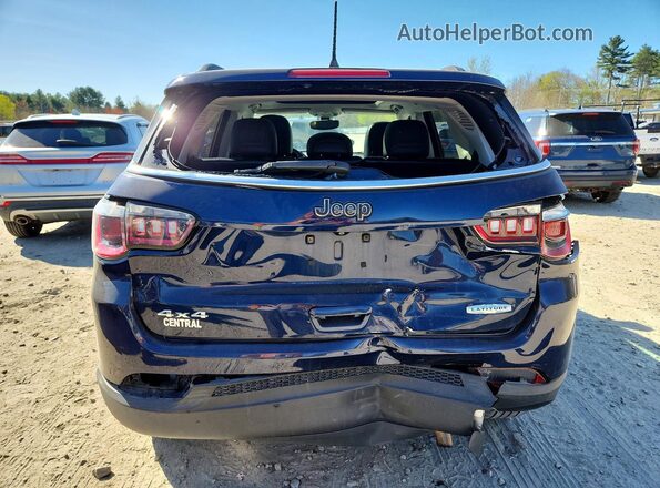 3C4NJDBB2JT222505 2018 JEEP COMPASS Blue Vista trasera