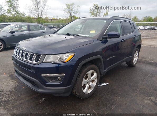 3C4NJDBB2JT252474 2018 JEEP COMPASS Синий Передняя левая четверть