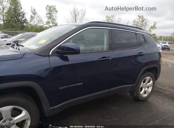 3C4NJDBB2JT252474 2018 JEEP COMPASS Синий Панорамный вид салона 360°