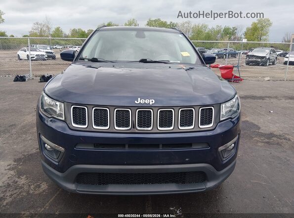 3C4NJDBB2JT252474 2018 JEEP COMPASS Синий Вид щитка приборов