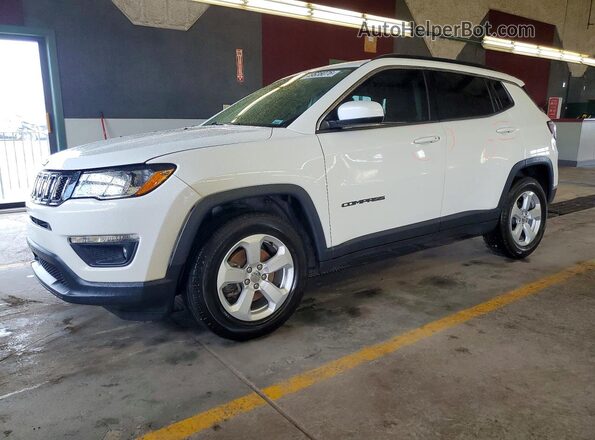 3C4NJDBB2JT349822 2018 JEEP COMPASS Белый Передняя левая четверть
