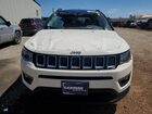 2019 Jeep Compass Latitude White vin: 3C4NJDBB2KT703341