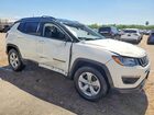 2019 Jeep Compass Latitude White vin: 3C4NJDBB2KT703341