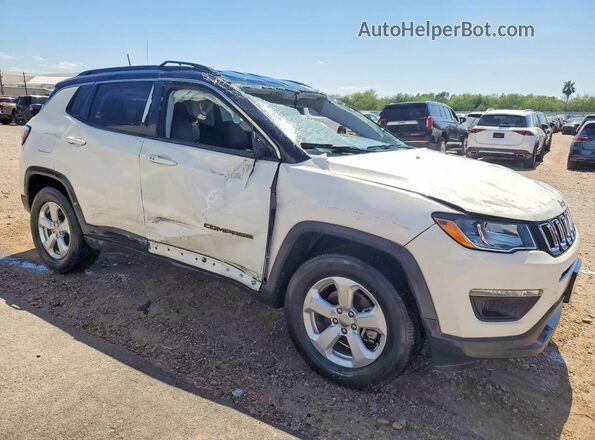 3C4NJDBB2KT703341 2019 JEEP COMPASS White Przód prawy