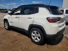 2019 Jeep Compass Latitude White vin: 3C4NJDBB2KT703341