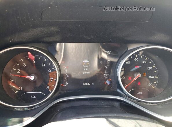 3C4NJDBB2KT703341 2019 JEEP COMPASS White Widok zestawu wskaźników