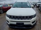 2019 Jeep Compass Latitude White vin: 3C4NJDBB2KT786981
