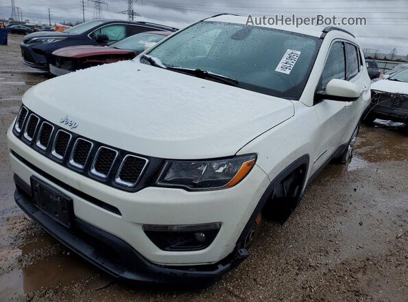 3C4NJDBB2KT786981 2019 JEEP COMPASS White Передня ліва чверть