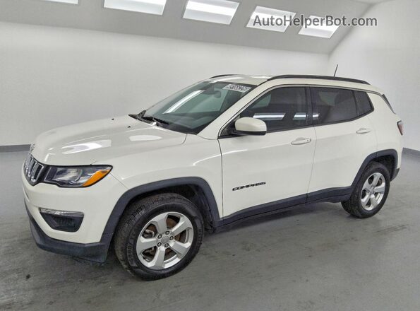 3C4NJDBB2KT850677 2019 JEEP COMPASS White Przód lewy
