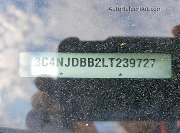 3C4NJDBB2LT239727 2020 JEEP COMPASS Белый Вид наклейки с VIN-кодом