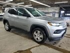 2022 Jeep Compass Latitude Gray vin: 3C4NJDBB2NT112415 Damage: Right Front Door, Dent(S) W/ Paint Dmg, 1 To 2 Inches
