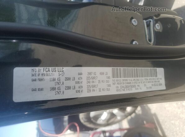 3C4NJDBB3HT665059 2017 JEEP COMPASS Black Սալոնի 360 աստիճան տեսք