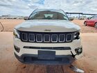 2018 Jeep Compass Latitude White vin: 3C4NJDBB3JT112613