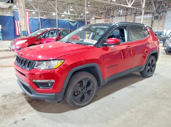 3C4NJDBB3JT394283 2018 JEEP COMPASS Красный Передняя левая четверть