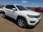 2019 Jeep Compass Latitude White vin: 3C4NJDBB3KT847299