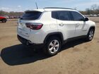 2019 Jeep Compass Latitude White vin: 3C4NJDBB3KT847299