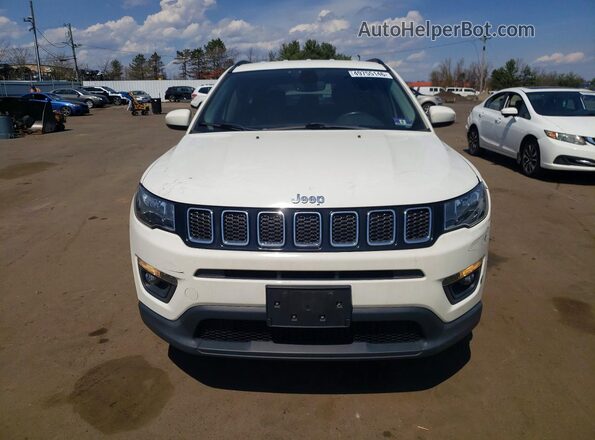 3C4NJDBB3KT847299 2019 JEEP COMPASS White Widok z przodu