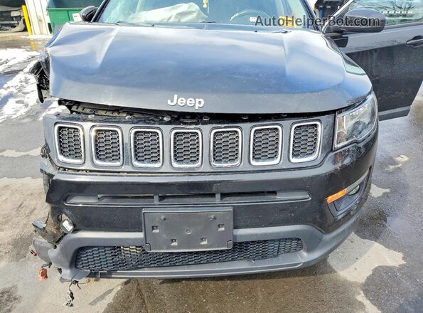 3C4NJDBB3LT157487 2020 JEEP COMPASS Black Вид підкапотного простору