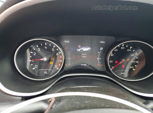 3C4NJDBB3LT173527 2020 JEEP COMPASS Серый Вид щитка приборов